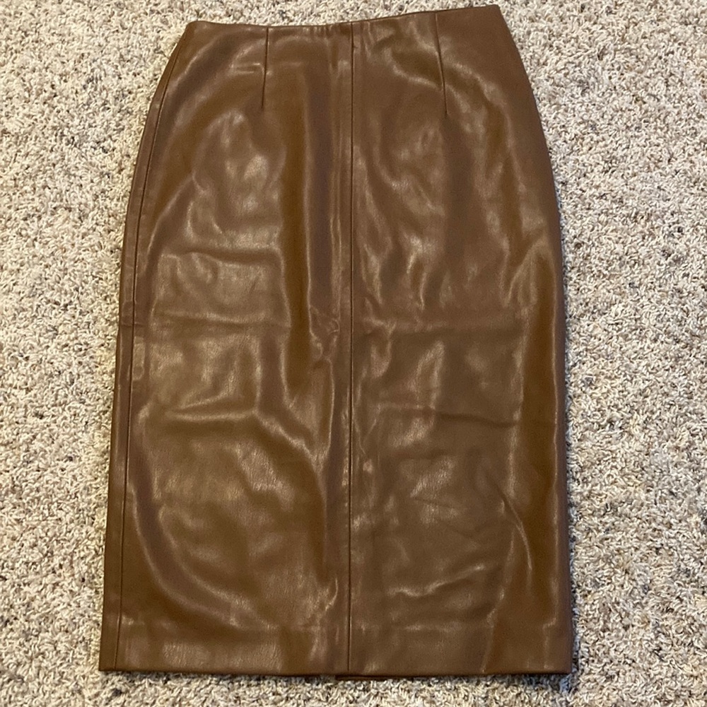 Zara faux leather skirt